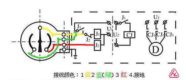 电接点压力表接线图